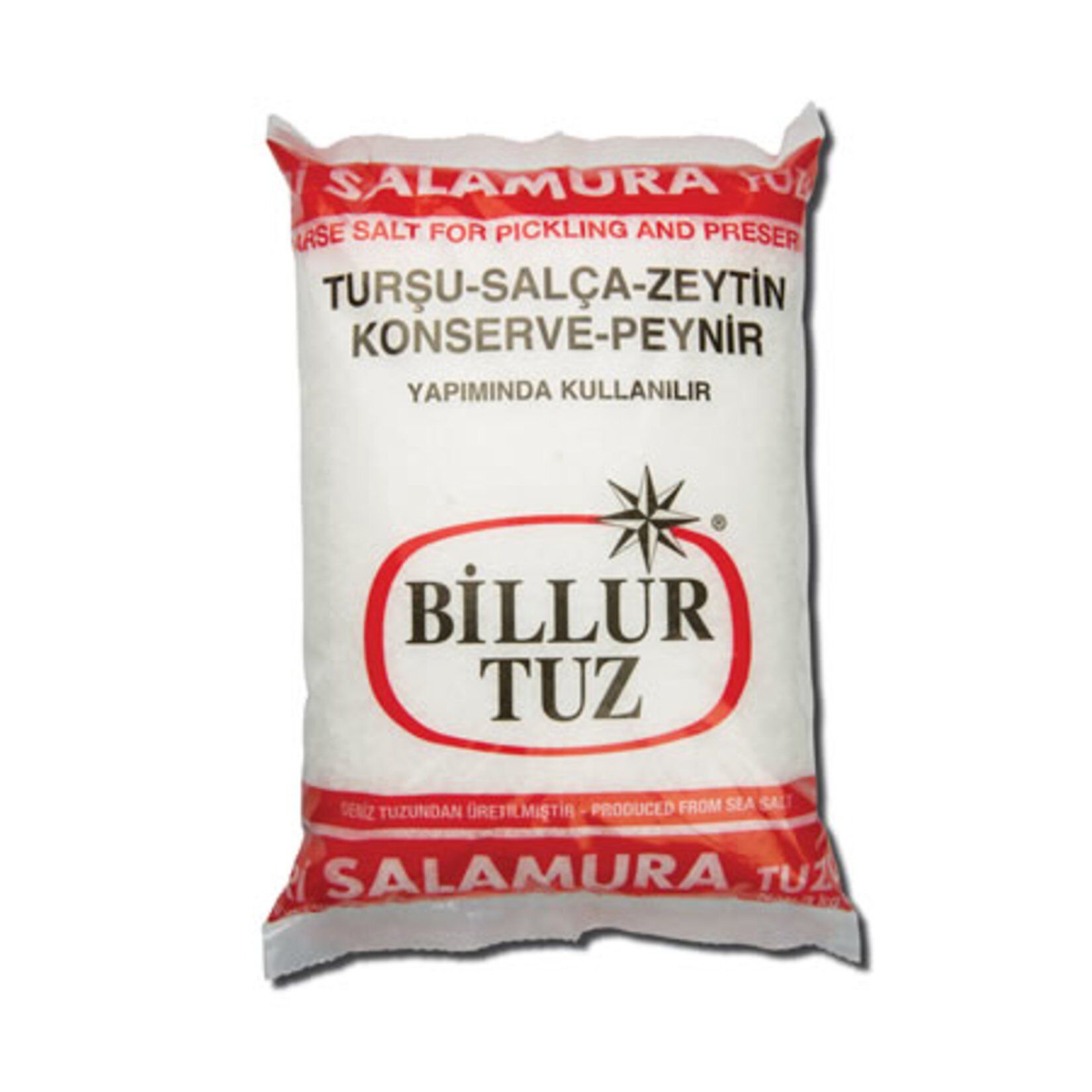 Billur Tuz İri Salamura Tuzu 3 Kg