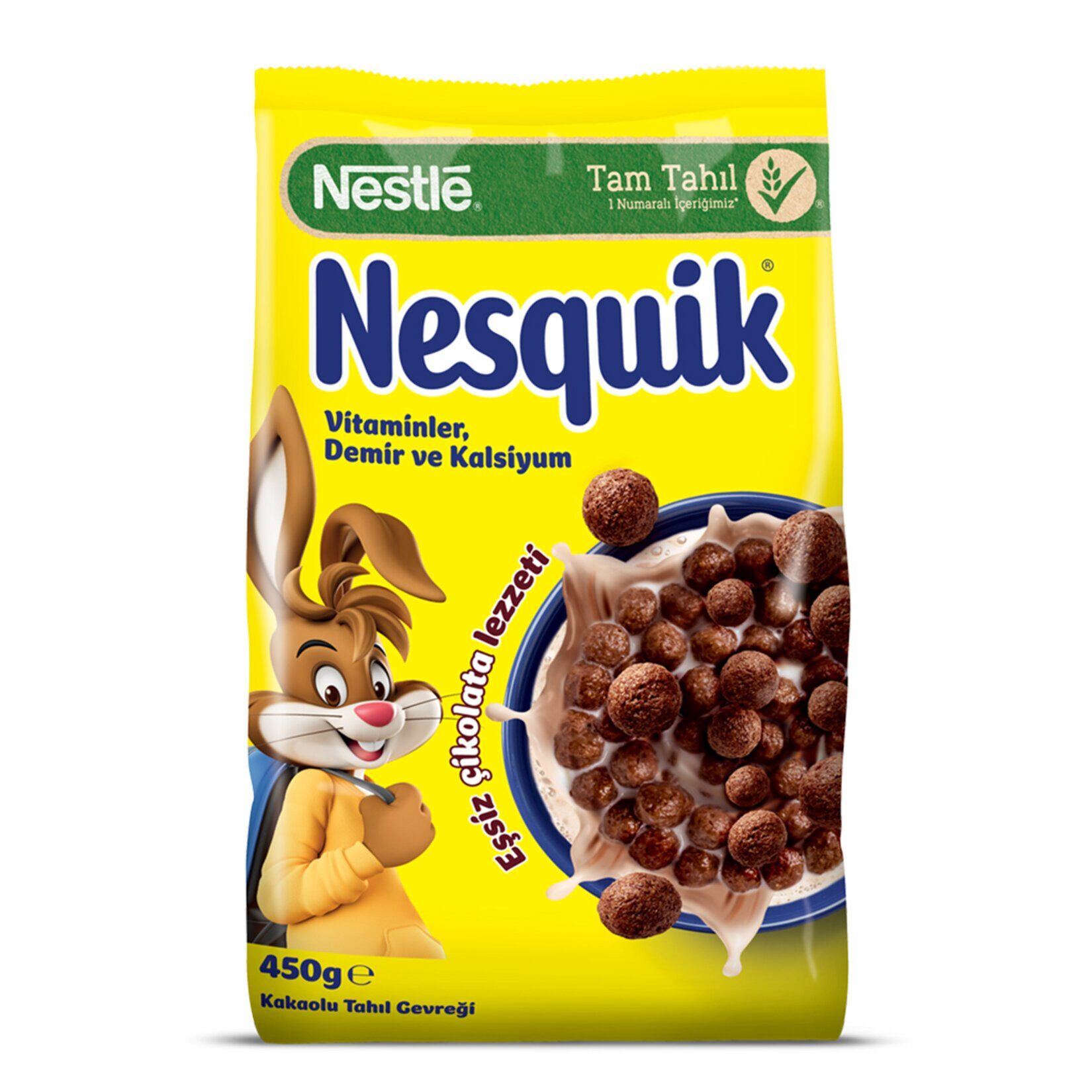 Nestle Nesquik Kakaolu Buğday ve Mısır Gevreği 450 G