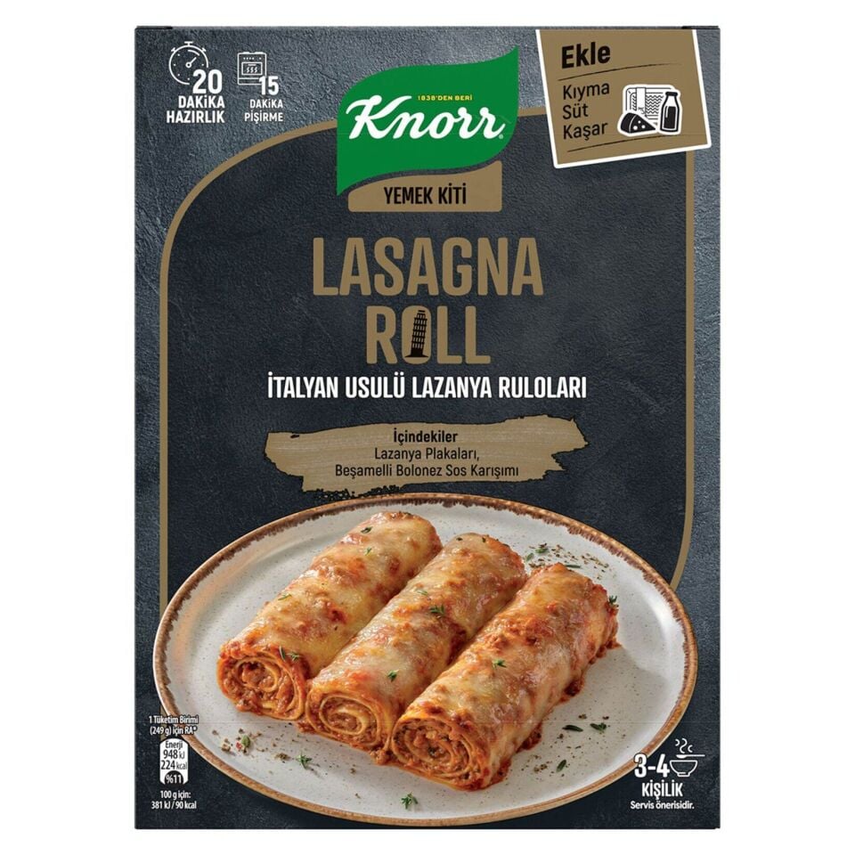Knorr Yemek Kiti Lazanya Roll 180 Gr