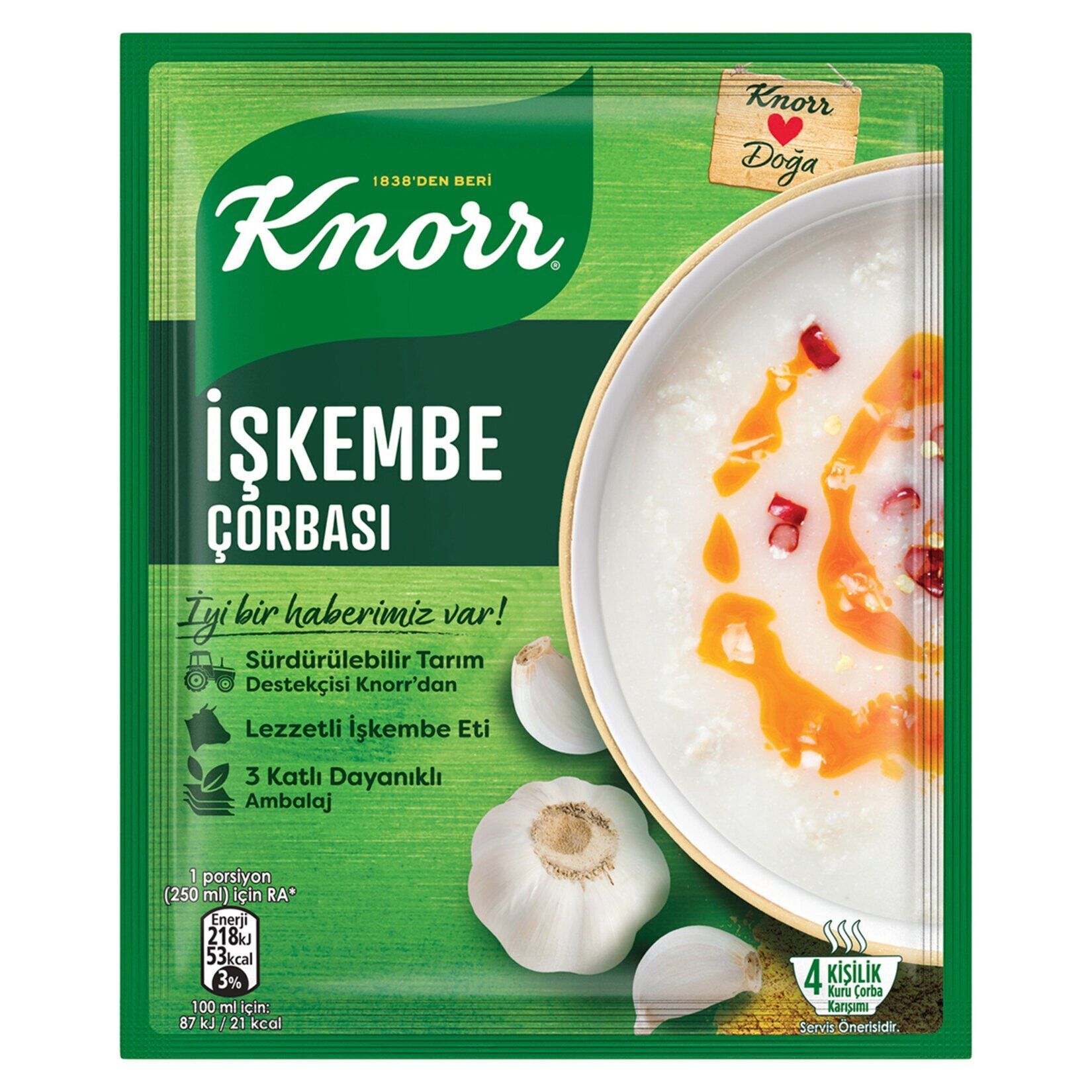 Knorr Hazır Çorba İşkembe 4 Kişilik 63 Gr