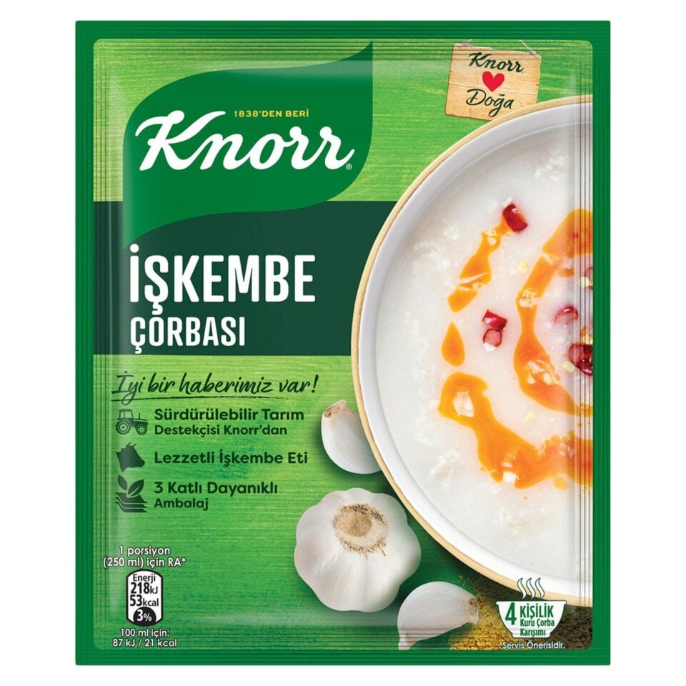 Knorr Hazır Çorba İşkembe 4 Kişilik 63 Gr