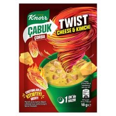 Knorr Çabuk Çorba Twist Cheese Kimchi 18 Gr