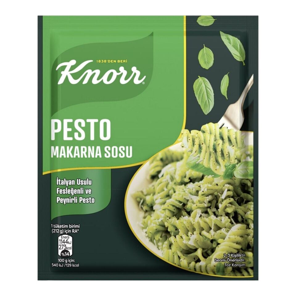 Knorr Pesto Makarna Sosu 50 Gr
