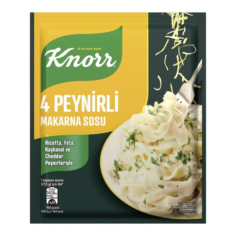 Knorr 4 Peynirli Makarna Sosu 50 Gr