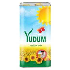 Yudum Ayçiçek Yağı 5 Lt Teneke