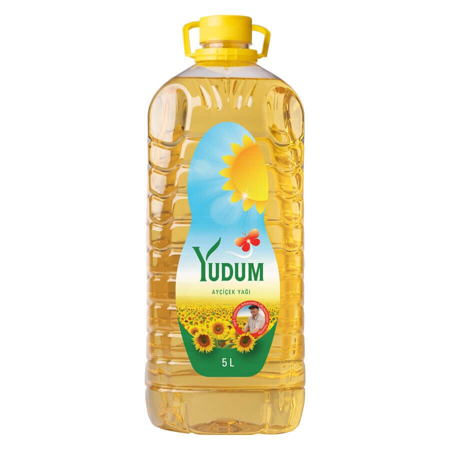 Yudum Ayçiçek Yağı 5 Lt Dar Ağız Pet