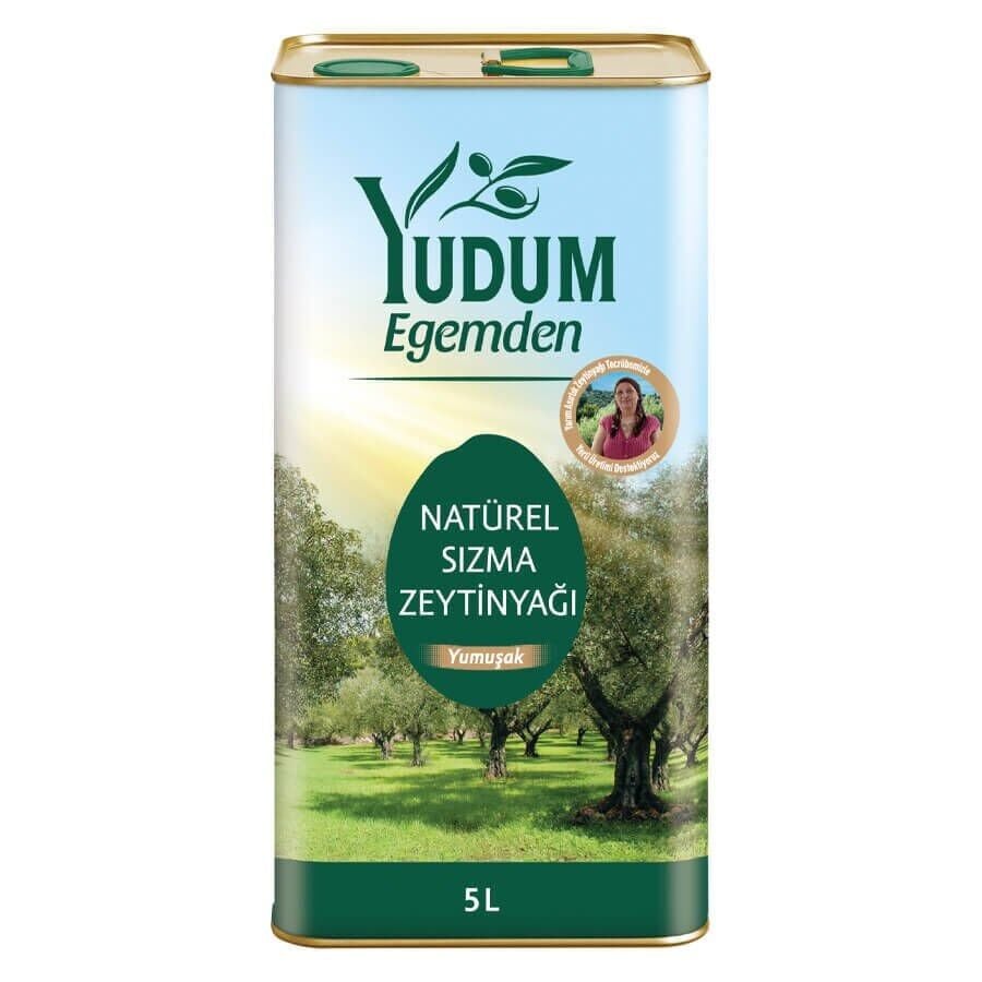 Yudum Egemden Yumuşak Lezzet 5 Lt Sızma Zeytinyağı Teneke