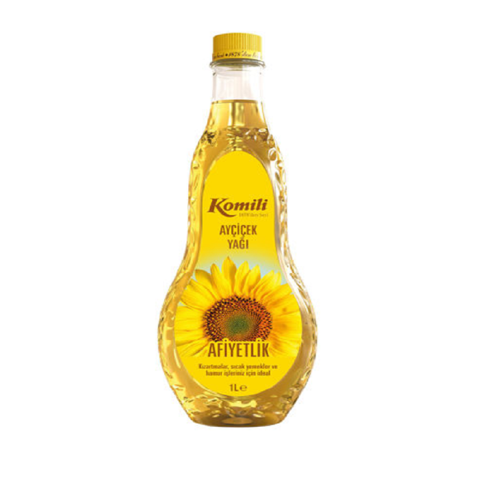 Komili Ayçiçek Yağı 1 Lt