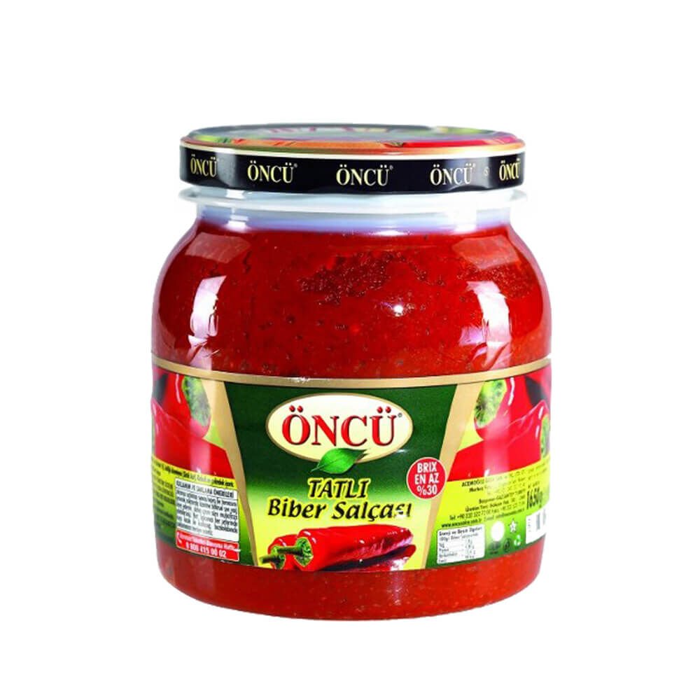 Öncü Tatlı Biber Salçası Pet 1650 Gr