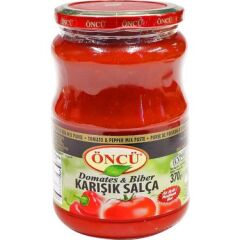 Öncü Üçü Bir Arada Karışık Salça Cam 370 gr