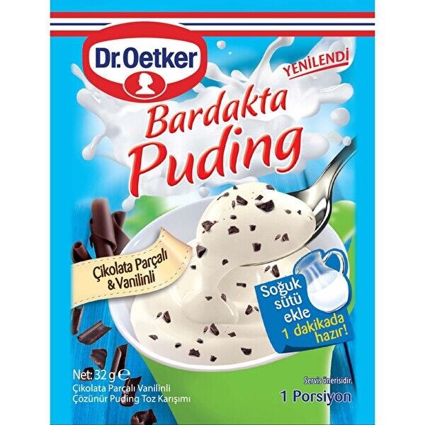 Dr.Oetker Bardakta Puding Çikolatalı 33 Gr