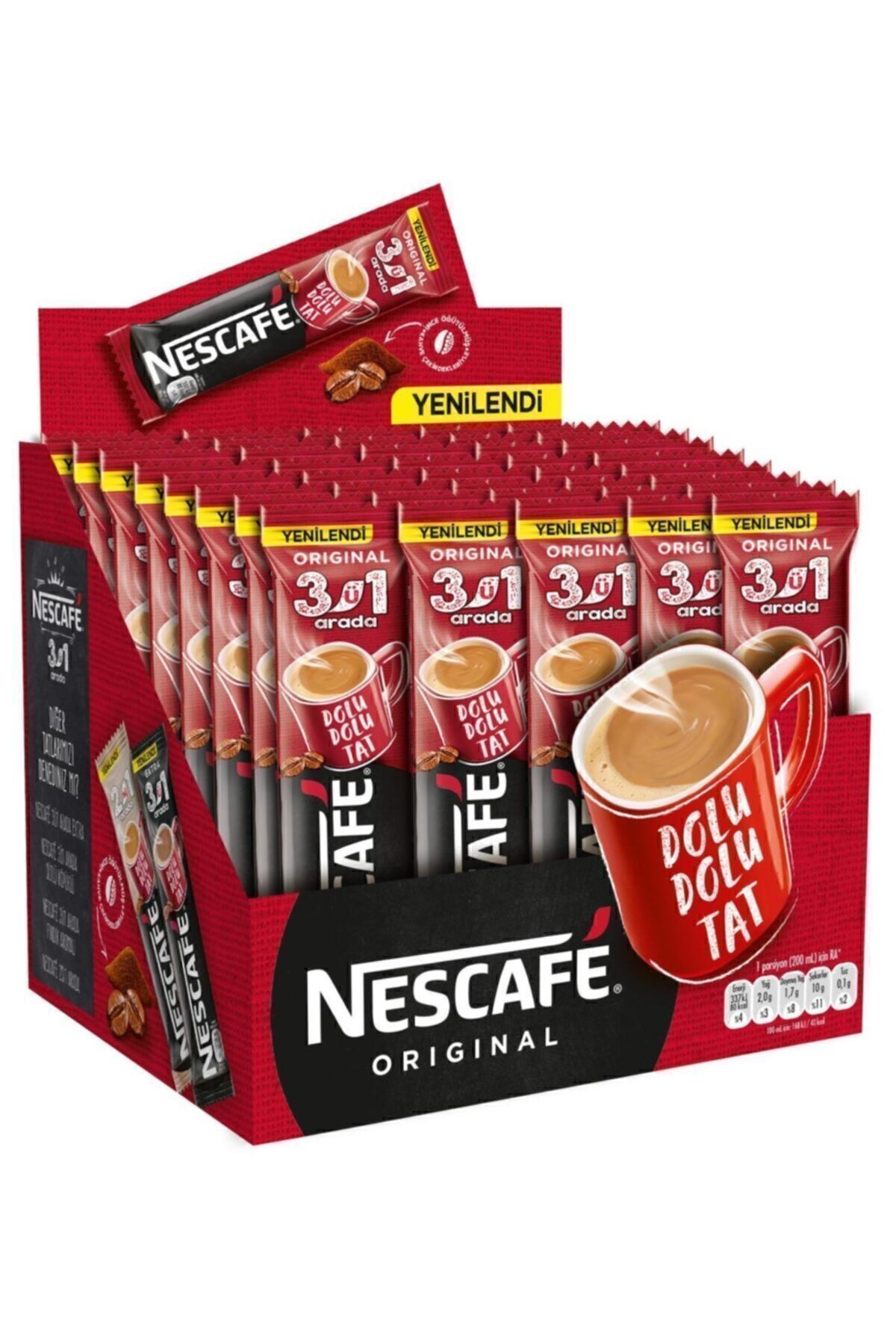 Nescafe 3'ü 1 Arada 17,5 GR X 48 ADET