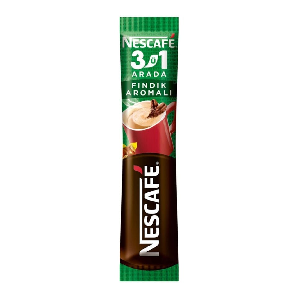Nescafe 3'ü 1 Arada Fındıklı 18 Gr X 48 Adet