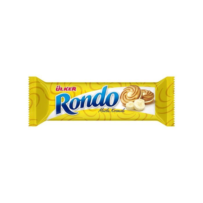Ülker Rondo Muzlu Kremalı Sandviç Bisküvi 61 GR X 24 ADET