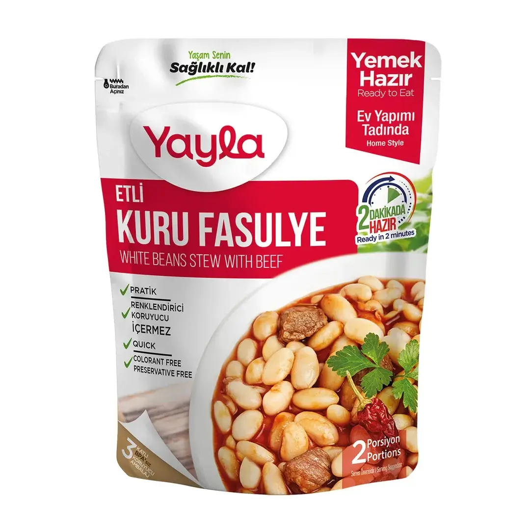 Yayla Yemek Hazır Etli Kuru Fasulye 250 Gr