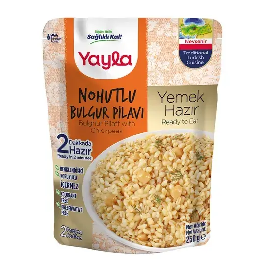 Yayla Yemek Hazır Nohutlu Bulgur Pilavı 250 Gr