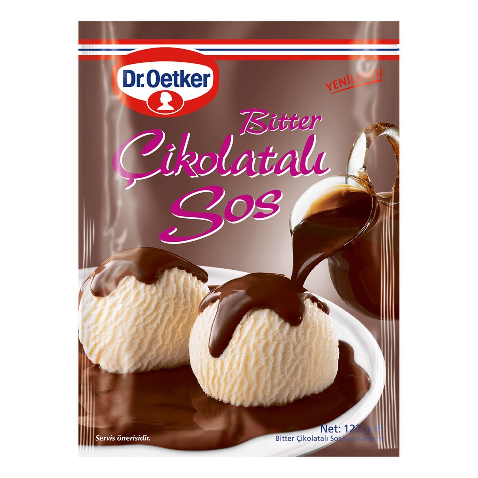 Dr.Oetker Bitter Çikolatalı Sos 122 Gr