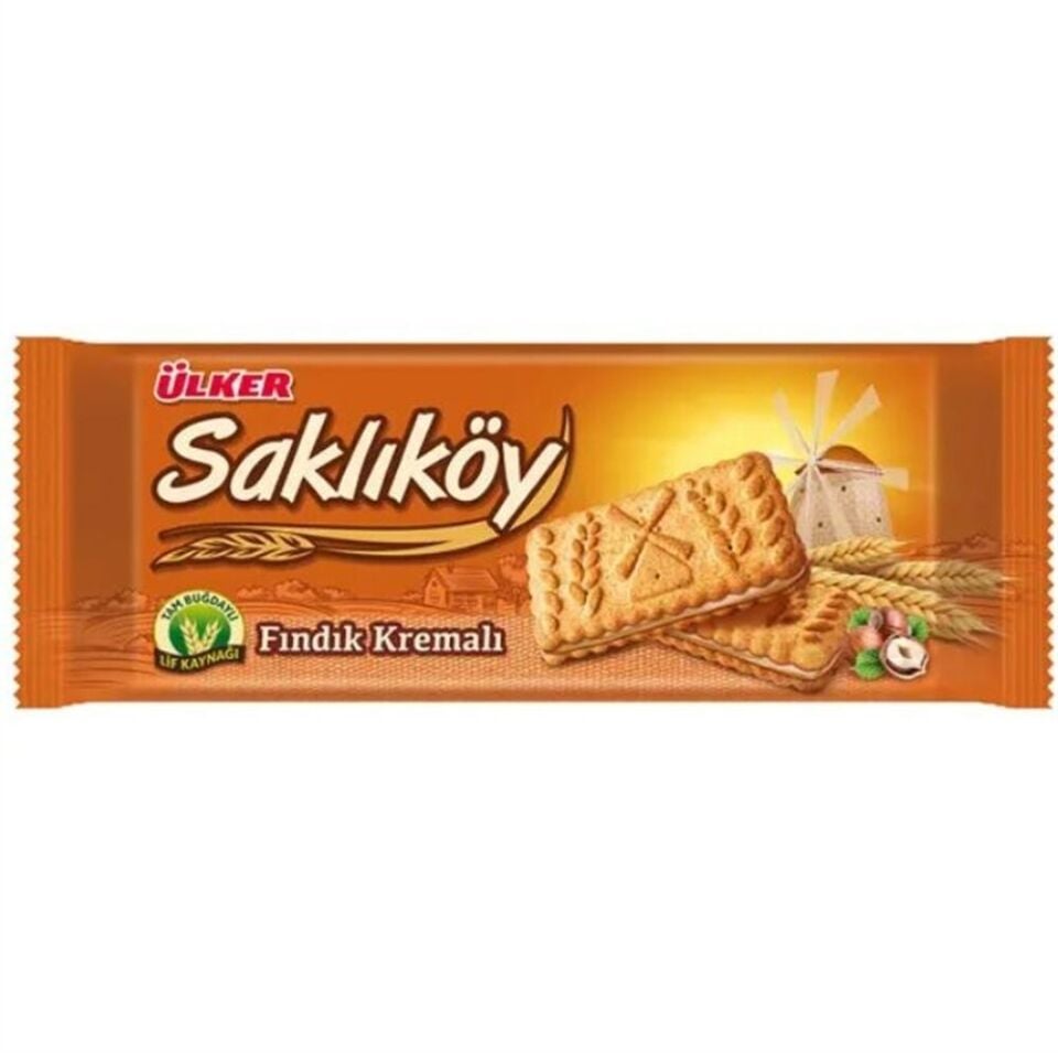 Ülker Saklıköy Fındık Kremalı Bisk 100 Gr X 24 Adet