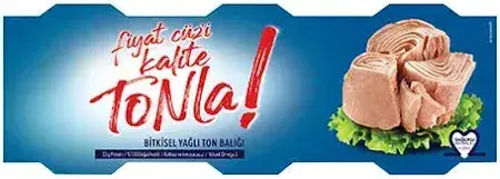 Dardanel Tonla Ton Balığı 3 X 75 Gr