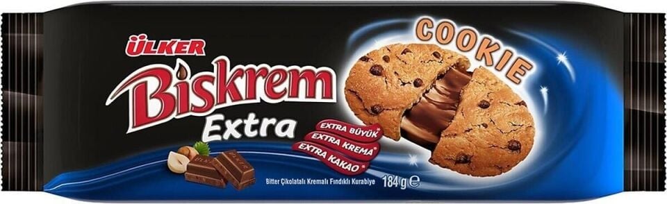 Ülker Biskrem Extra Cookıe 184 Gr X 12  Adet