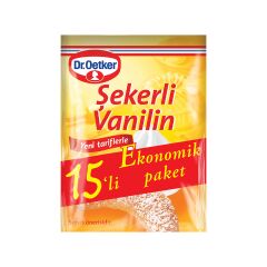 Dr.Oetker Şekerli Vanilin 15'li Paket 75 Gr