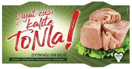 Dardanel Tonla Zeytinyağlı Ton Balığı 2x150 Gr