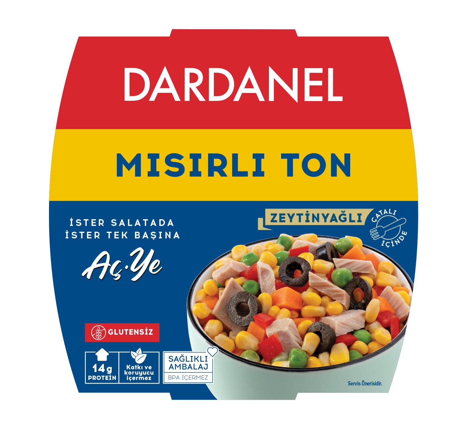 Dardanel Mısırlı Ton 160 Gr