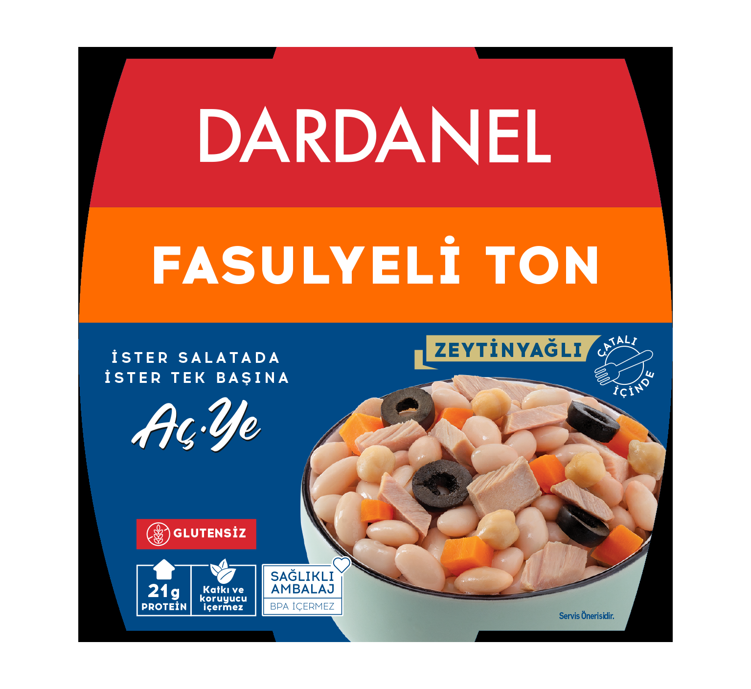 Dardanel Fasulyeli Ton 160 Gr