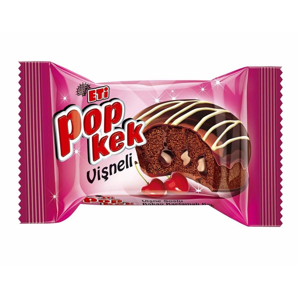 Eti Popkek Vişneli Kek 60 Gr X 24 Adet