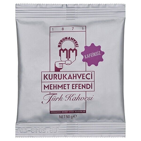Kurukahveci Mehmet Efendi Kafeinsiz Türk Kahvesi 50 Gr