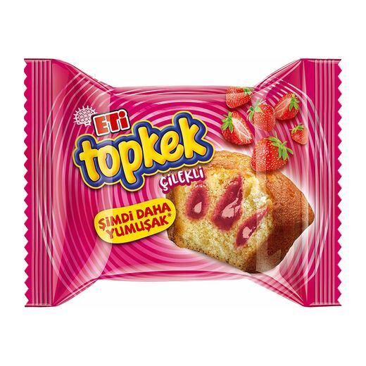 Eti Top Kek Çilekli 40 GR X 24 ADET