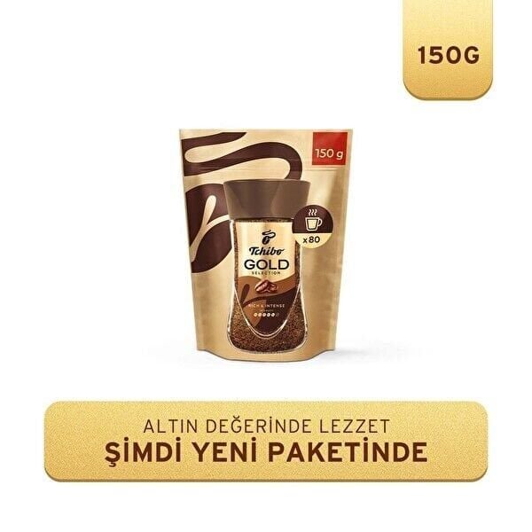 Tchibo Gold Selection Çözünebilir Kahve Ekonomik Paket 150 G