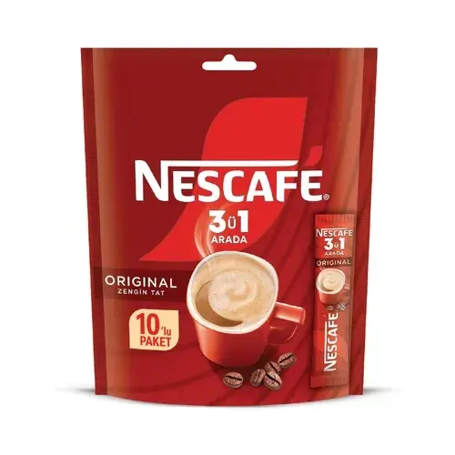 Nescafé 3ü1 Arada Paket 10' Lu Paket