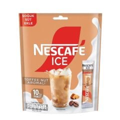 Nescafe Ice Toffee Nut Aromalı Paket 10 x 10,5 Gr