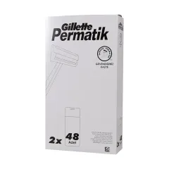 Gillette Permatik Tıraş Bıçağı 2 Adet 48'li Kartela