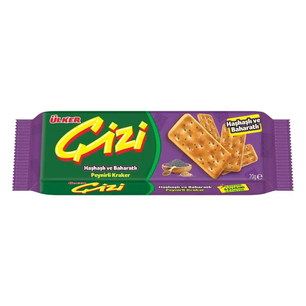 Ülker Çizi Haşhaşlı Kraker 70 GR X 24 ADET