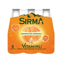 Sırma +C Mandalina Aromalı Maden Suyu 200 Ml  ( X6 - X24)