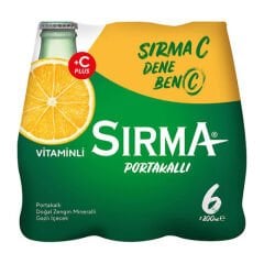 Sırma +C Portakal Aromalı Maden Suyu 200 Ml  ( X6 - X24)