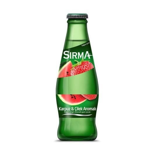 Sırma Karpuz & Çilek Aromalı Maden Suyu 200 Ml  ( X6 - X24)