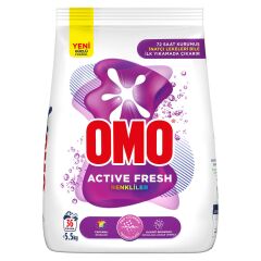 Omo Active Fresh Renkliler Toz Deterjan 36 Yıkama 5.5 Kg