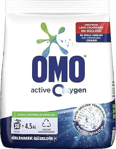 Omo Active Oxygen Beyazlar 4.5 Kg
