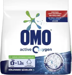 Omo Active Oxygen Beyazlar için  Toz Deterjan 1.2 Kg