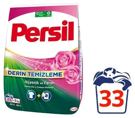 Persil Toz Çamaşır Deterjanı 5kg (33 Yıkama) Gülün Büyüsü