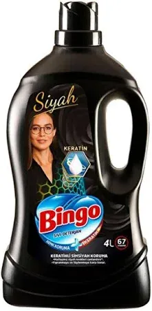 Bingo Sıvı Deterjan Bakım 4 Lt Siyah 67 Yıkama
