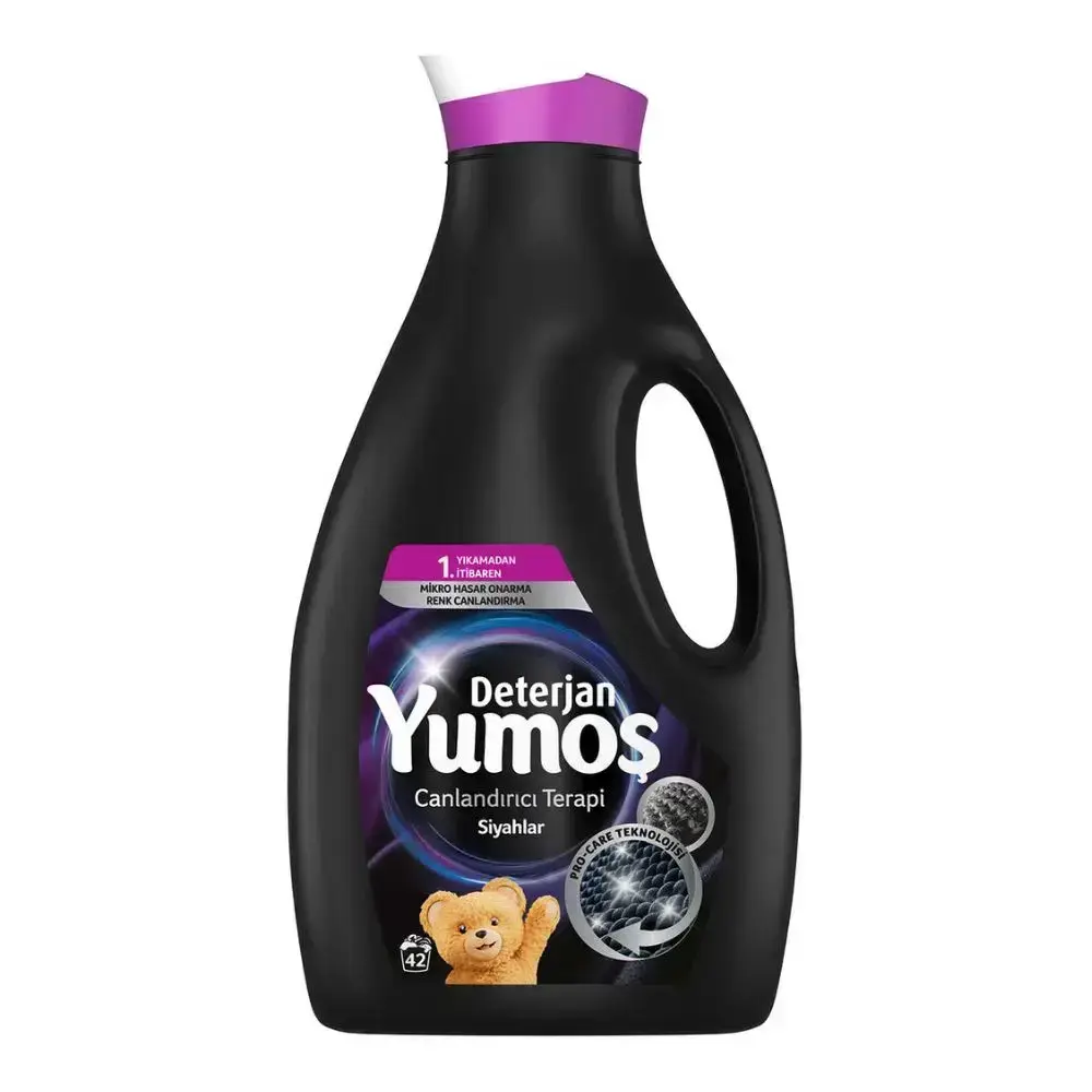 Yumoş Sıvı Bakım Deterjanı Siyah 42 Yıkama 2.52 Lt