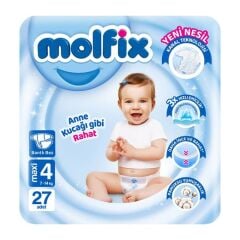 Molfix Bebek Bezi 4 Beden 27'li