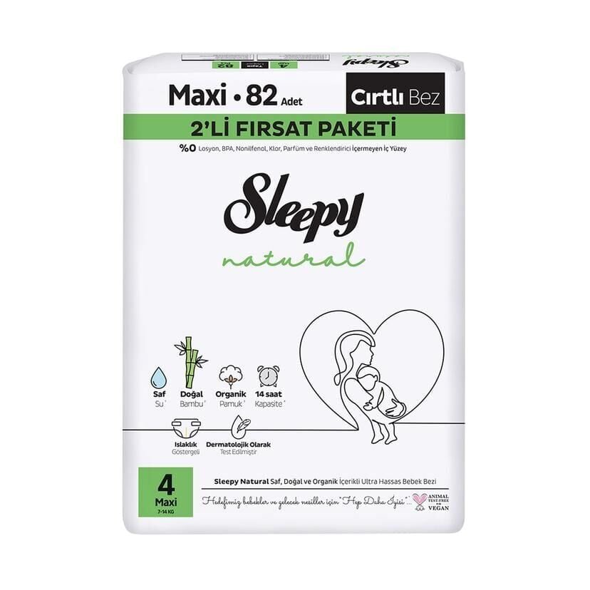 Sleepy Natural 2'li Fırsat Paketi Maxi 82 Adet
