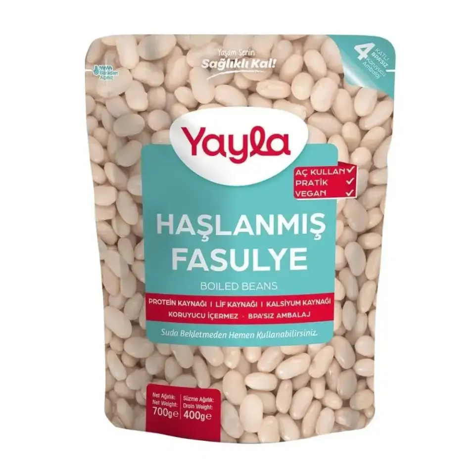 Yayla Haşlanmış Fasulye 700 Gr