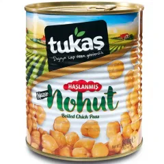 Tukaş Haşlanmış Nohut 800 Gr