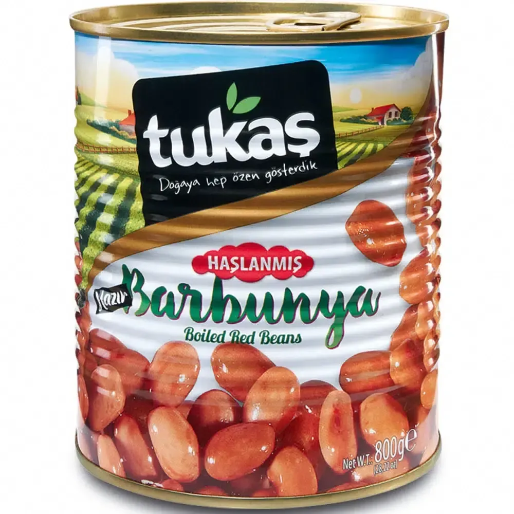Tukaş Haşlanmış Barbunya 800 Gr